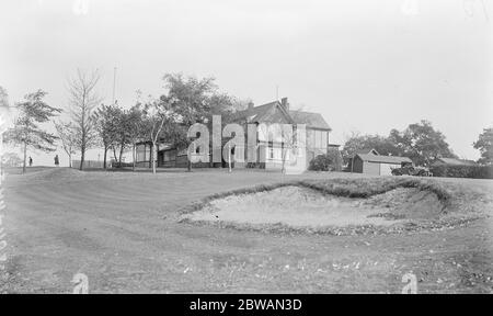 Dulwich und Sydenham Hill Golfclub Oktober 1927 Stockfoto