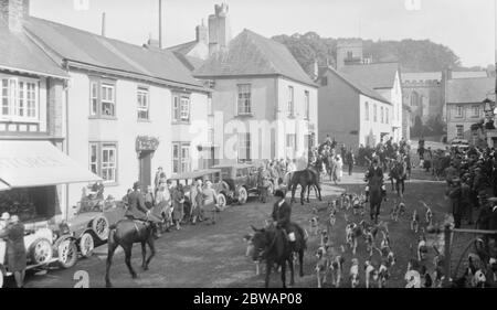 Treffen der Devon und Somerset in Dulverton . 1930 Stockfoto