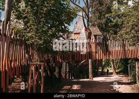 Tierpark Escher Déierpark in Esch sur Alzette Stockfoto