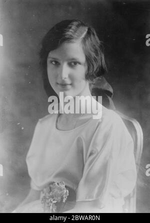 Prinzessin Giovanna von Savoyen, die dritte Tochter von König Victor und Königin Helena, 5. September 1922 Stockfoto