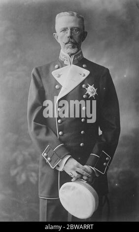 Der König von Schweden - Gustaf V. ( Oscar Gustaf Adolf geboren 16 Juni 1858 gestorben 29 Oktober 1950 ) 17 Juni 1922 Stockfoto