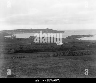 Ein Blick auf Bryher, eine der Scilly Isles. Stockfoto