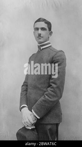 Italien 's Zukunft König Umberto II der Prinz von Piemont. 1922 Stockfoto