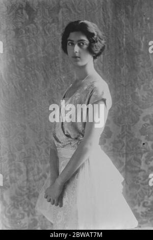 H R H Prinzessin Giovanna (später Ioanna) von Savoyen, die Tochter von König Victor und Königin Helena 5. September 1922 Stockfoto