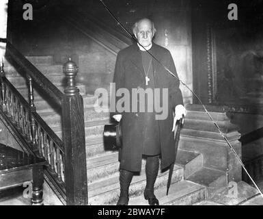 Der Erzbischof von Canterbury, Dr. Cosmo Gordon lang, fotografiert anlässlich seines 70. Geburtstages. 31. Oktober 1934 Stockfoto