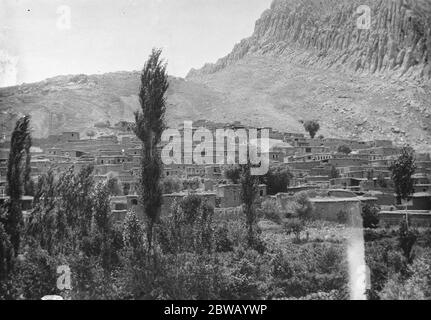 Karind ( oder Kerind ) Persien Irak in der Nähe der mesopotamischen Grenze , wo mehrere hundert Frauen und Kinder , die Frauen und Familien von Offizieren und Männern der mesopotamischen Expeditionskräfte ( 1920 0 sind im Sommer stationiert 31 August 1920 Stockfoto