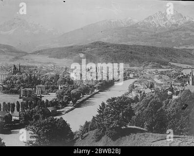 Tod der Herzogin von Albany die Herzogin von Albany starb während eines Besuchs bei ihrem Sohn in Innsbruck 2 September 1922 Stockfoto