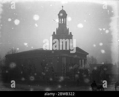 St Mark ' s Church , Kennington , London . Dezember 1922 Stockfoto