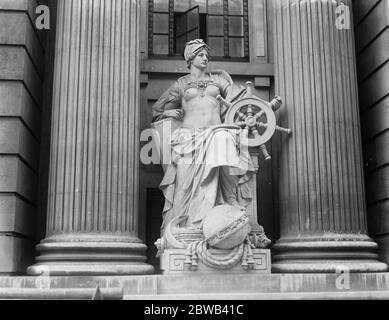 New Port of London Authority Building Navigation ( Skulptur ) 1922 Stockfoto