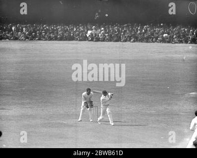 Herren gegen Spieler im Oval . Der Hon C Bruce Batting . 29 Juni 1921 Stockfoto
