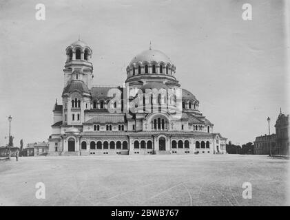 Die St. Alexander Newski Kathedrale in Sofia, Bulgarien. September 1924 Stockfoto