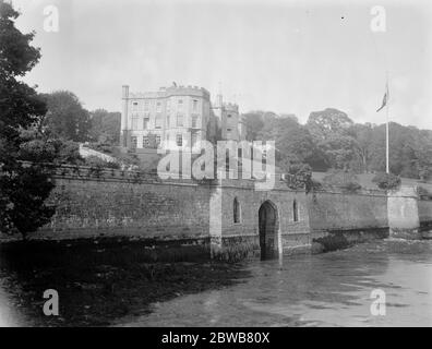 Marquess of Anglesey ' s Wohnsitz in Nord-Wales in Plas Newydd. Stockfoto