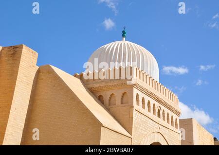 Die große Moschee von Kairouan, auch bekannt als die Moschee von Uqba, Tuinisia. UNESCO-Weltkulturerbe. Stockfoto