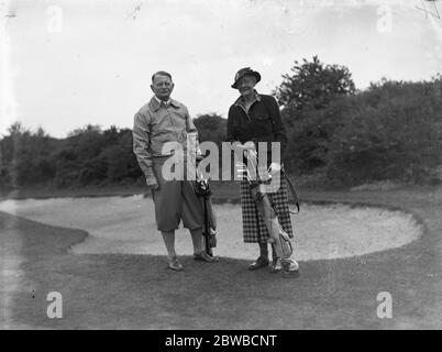 Brokenhurst Manor Golf Club House Sir John und Lady Power Stockfoto