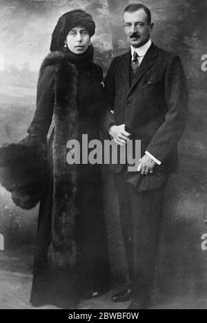 Großherzog Kyrill Wladimirowitsch, von Russland und seine Frau 28. November 1923 Stockfoto