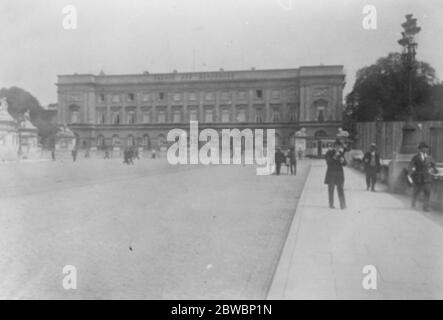 Palace des Academies von Brüssel, wo Alliierten Konferenz stattfinden wird, Belgien August 1921 Stockfoto