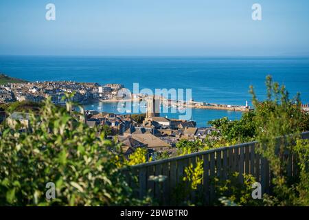 St Ives Harbour High Tide Stockfoto