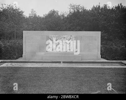 Das Hudson Memorial, das der Premierminister am 19. Mai 1925 im Hyde Park enthüllt hat Stockfoto