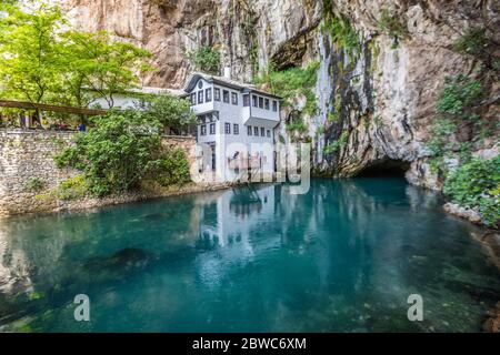 Blagaj Tekija Kloster in Bosnien Stockfoto