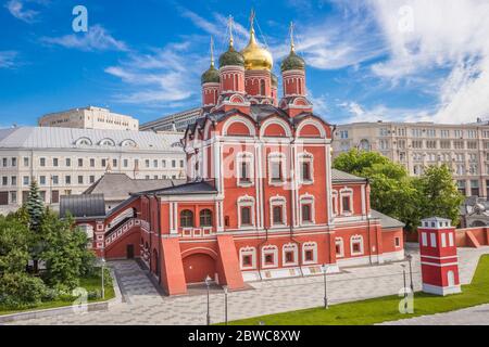 Orthodoxe Kirche in Moskau Stockfoto