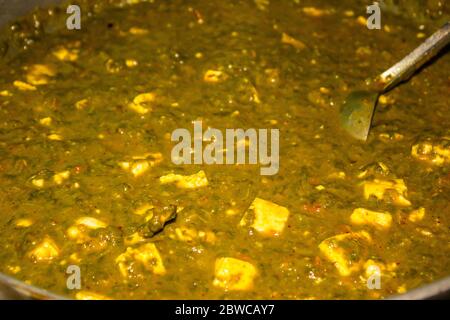 Ein Bild von Paneer Rezept Stockfoto