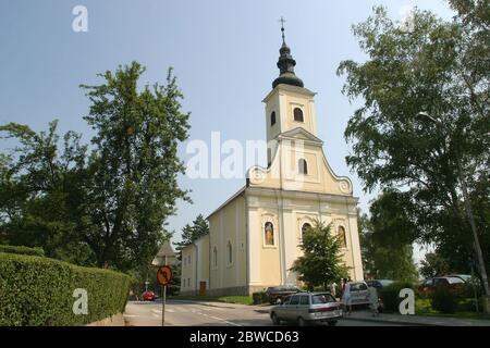 Pfarrkirche St. Helena in Zabok, Kroatien Stockfoto