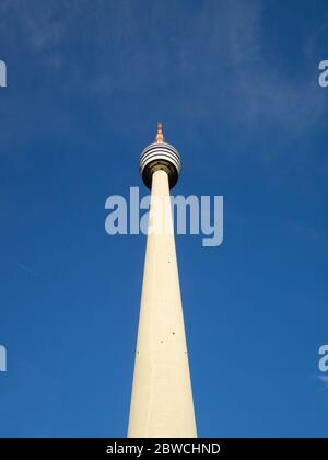 Blick auf den Fernsehturm Stuttgart Stockfoto