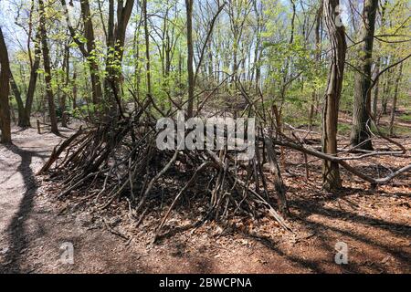 Forsythe Meadow Park Stony Brook Long Island New York Stockfoto