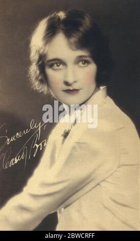 Amerikanische Schauspielerin Eleanor Boardman (1898-1993), Halblanges Werbeportrait, 1920er Jahre Stockfoto