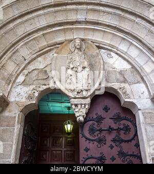 Pantócrator. Catedra de Lugo. Galicien. España Stockfoto