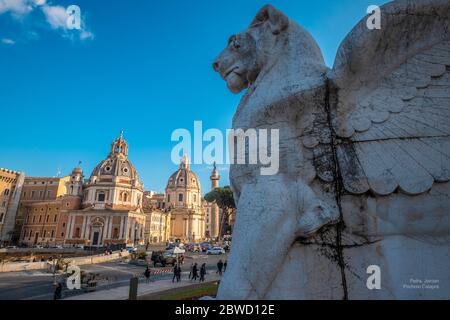 Altstadt von Rom in Italien Stockfoto