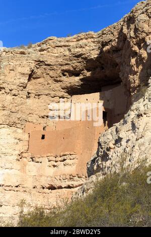 Montezuma Castle National Monument, Camp Verde, Arizona, USA Stockfoto