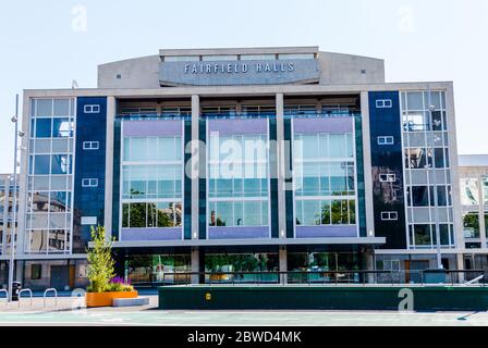 Fairfield Hallen in Croydon Stockfoto