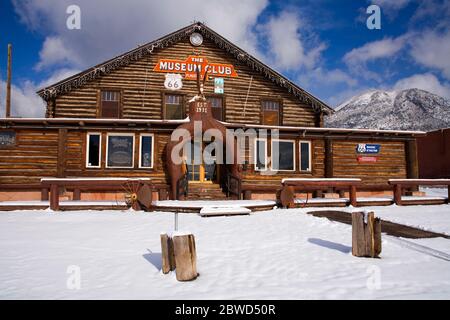 The Museum Club, Historic Route 66, Flagstaff, Arizona, USA Stockfoto