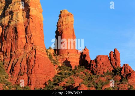 Felsformationen in Sedona, Arizona, USA Stockfoto