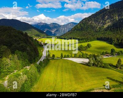 Die Natur Bayerns im Allgäu der deutschen Alpen Stockfoto
