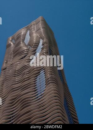 Hotel Radisson Blu Aqua Chicago, Illinois, USA Stockfoto