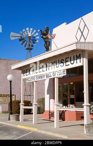 Rex Allen Museum, Willlcox, Cochise County, Arizona, USA Stockfoto