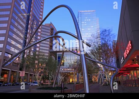 Skulptur im Stadtbild-Komplex, Phoenix, Arizona, USA Stockfoto