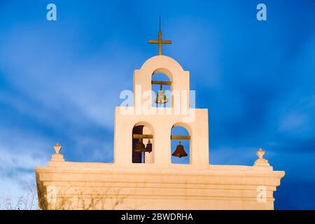 Mission San Xavier del Bac, Tucson, Arizona, USA Stockfoto