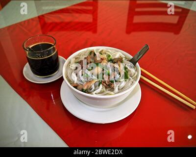 Die nationale Suppe in Vietnam Stockfoto