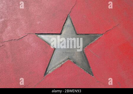 Star von Emil Jannings, Boulevard der Sterne, Berlin Stockfoto