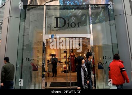 Dior Boutique, Kowloon, Hongkong, China Stockfoto