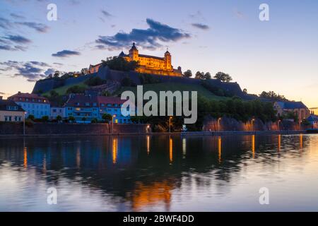 Festung Marienberg in Würzburg, Deutschland Stockfoto
