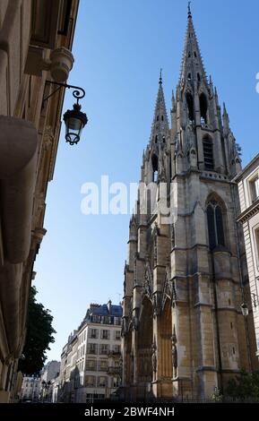 Die katholische Basilika von Saint Clotilde , Paris, Frankreich. Stockfoto