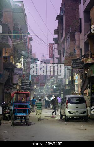 Paharganj in Delhi, Indien Stockfoto