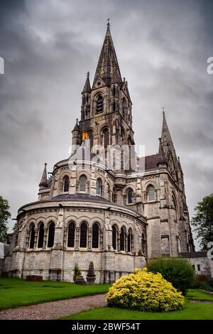 Saint Fin Barre Kathedrale in der Stadt Cork, Irland, 19. Jahrhundert Gotische Revival Stil Architektur. Stockfoto