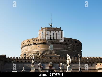 Castel Santangelo - Ponte Sant'Angelo Stockfoto