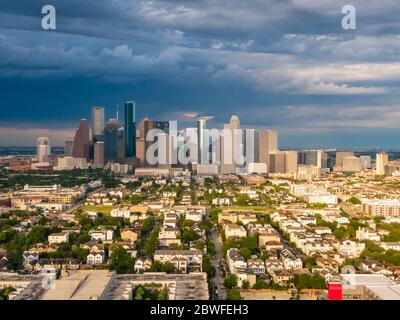 Houston, Texas, USA. Mai 2020. 28. Mai 2020 - Houston, Texas, USA: Houston ist die bevölkerungsreichste Stadt im US-Bundesstaat Texas, viertbevölkerungsreichste Stadt in den Vereinigten Staaten. Kredit: Walter G Arce SR Grindstone Medi/ASP/ZUMA Wire/Alamy Live News Stockfoto