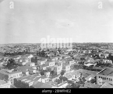 Panorama von Sao Paulo . Bis 21. August 1924 Stockfoto